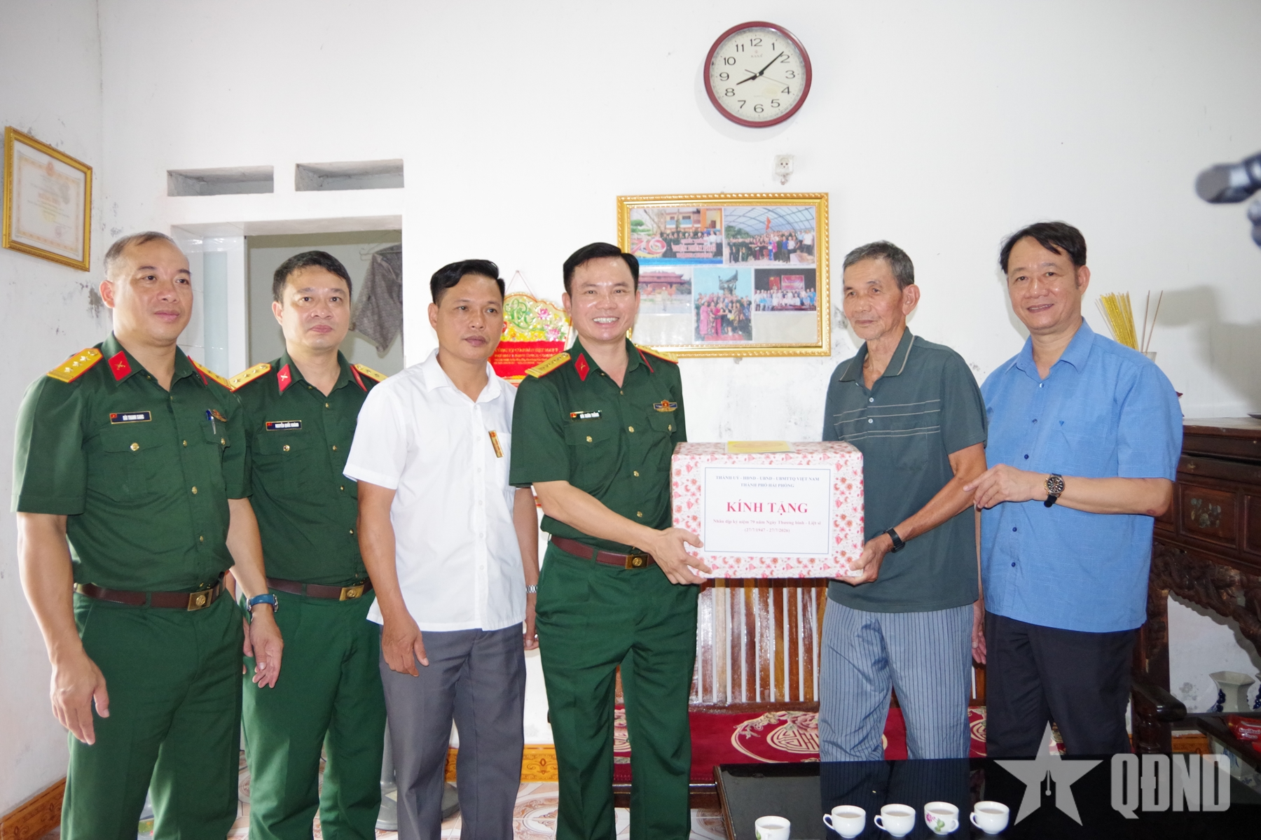 TP Hải Phòng: Nhiều hoạt động tri ân nhân kỷ niệm 79 năm Ngày Thương binh - Liệt sĩ